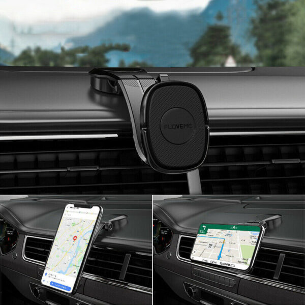 Magnetic Magnet Phone Mount Holder Car Interior Dashboard Stand Accessories - Image 5