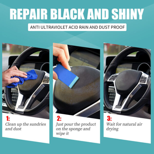 Nano Product Reusable Sponge Towel Refurbish Agent Set Car Maintenance 50ml - Image 5