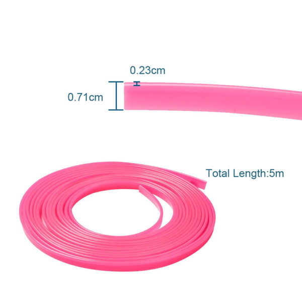 Car Trim Strip Styling Interior Moulding Strips Line Pink Decor Accessories - Image 5