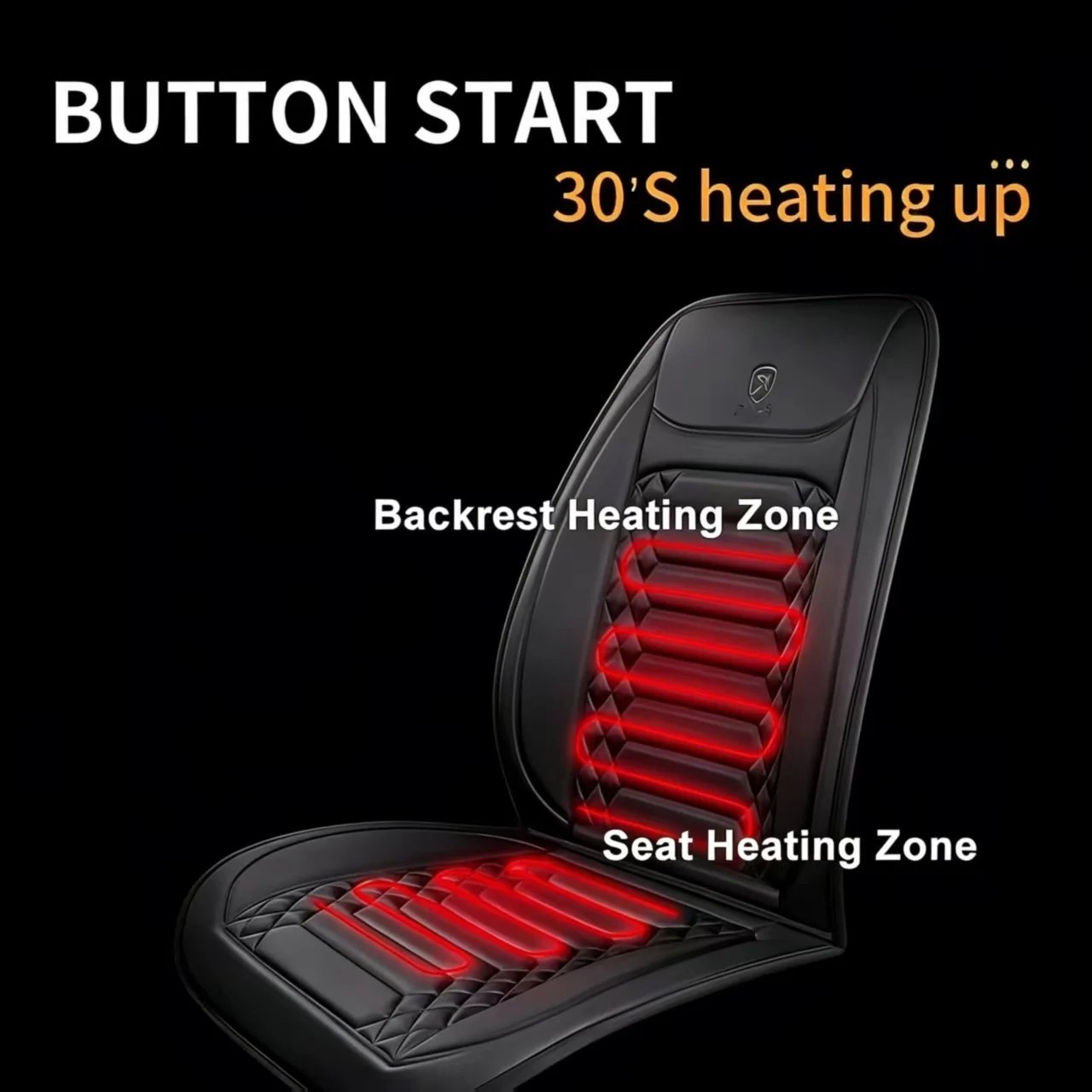 12V Heated Seat Cover - Winter Warming Cushion