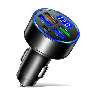 250W PD Car Charger - USB-C Fast Charging Adapter