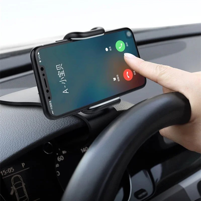 360° Rotating Car Phone Holder - Dashboard Grip Mount