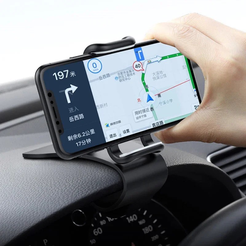 360° Rotating Car Phone Holder - Dashboard Grip Mount