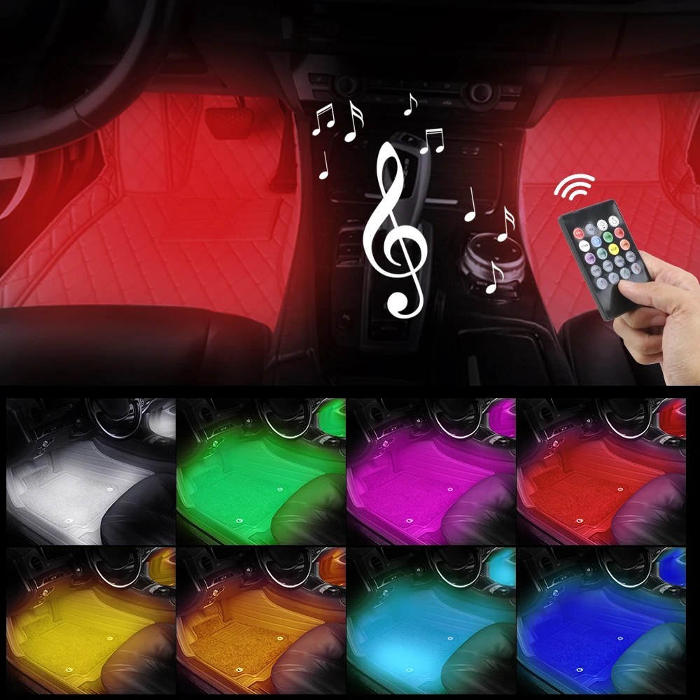 Ambient Footwell Light - Remote and Voice Controlled LED