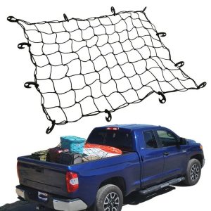 Car Boot Cargo Net - 120x90cm Elastic with Hooks