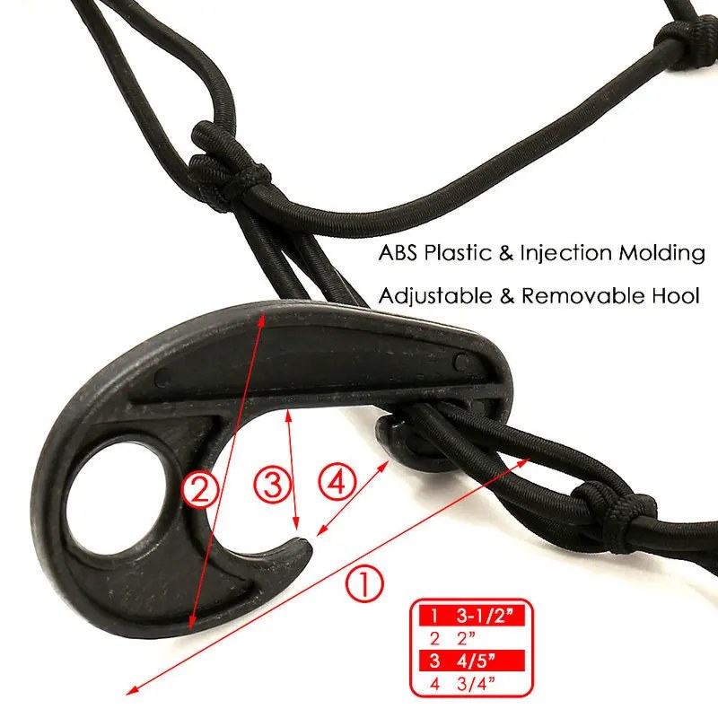 Car Boot Cargo Net - 120x90cm Elastic with Hooks