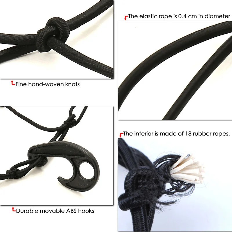 Car Boot Cargo Net - 120x90cm Elastic with Hooks