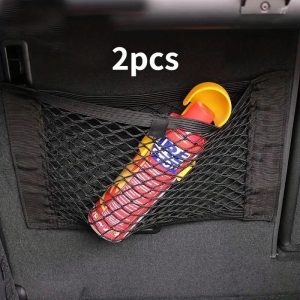 Car Boot Storage Mesh Bags - 2 Pack