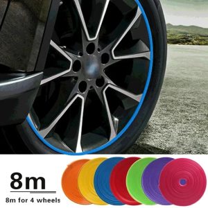 Car Bumper & Wheel Arch Moulding Trim - 8M, Red