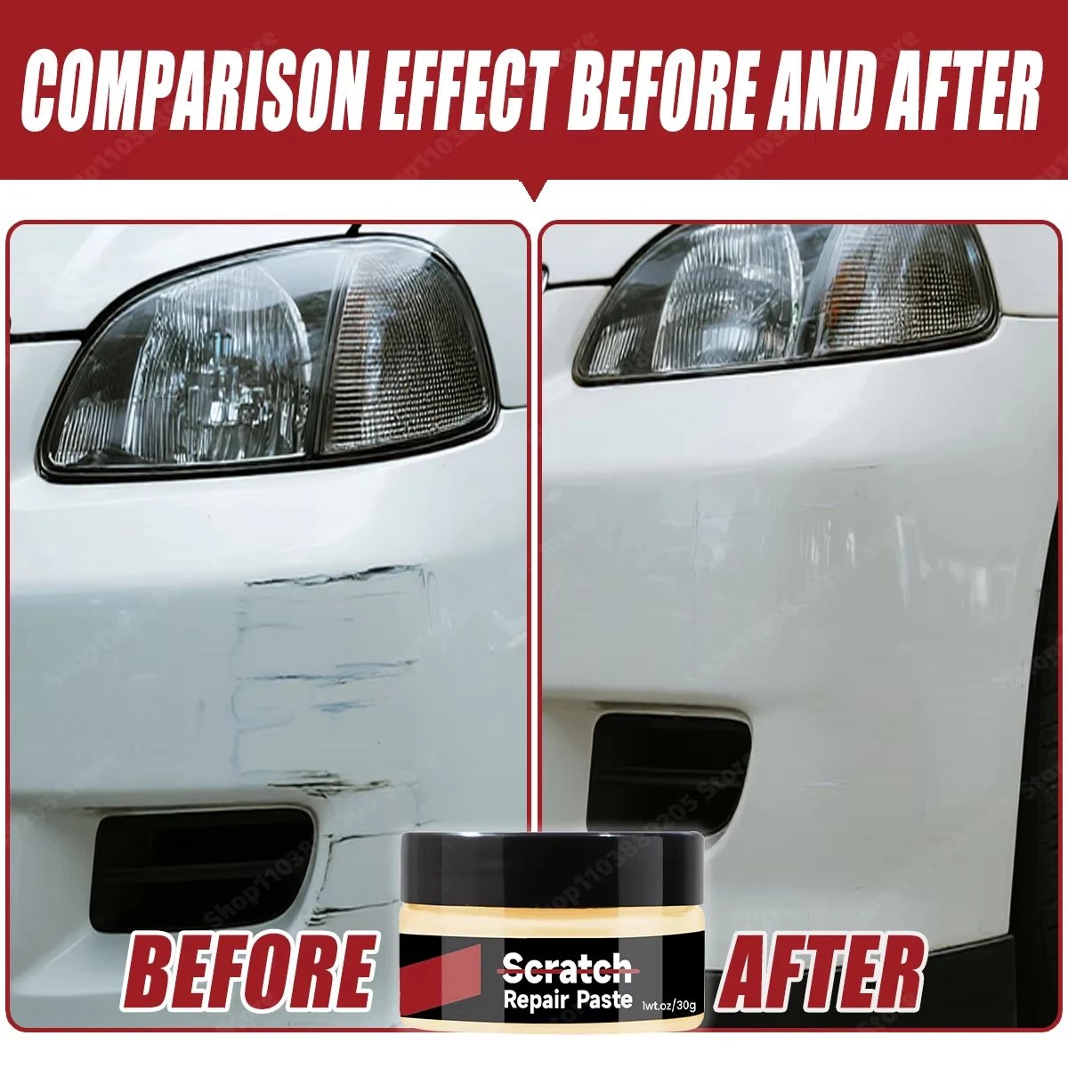 Car Paint Gloss Recovery Paste - Scratch Repair Cream