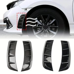 Carbon Fibre Effect Bonnet Vent Trim - 2 Pack