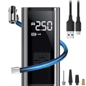 Cordless Tyre Inflator - 150PSI Portable Air Compressor