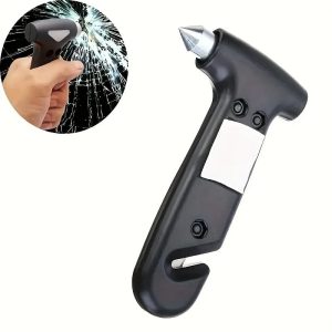 Emergency Car Safety Hammer - Seatbelt Cutter & Window Breaker