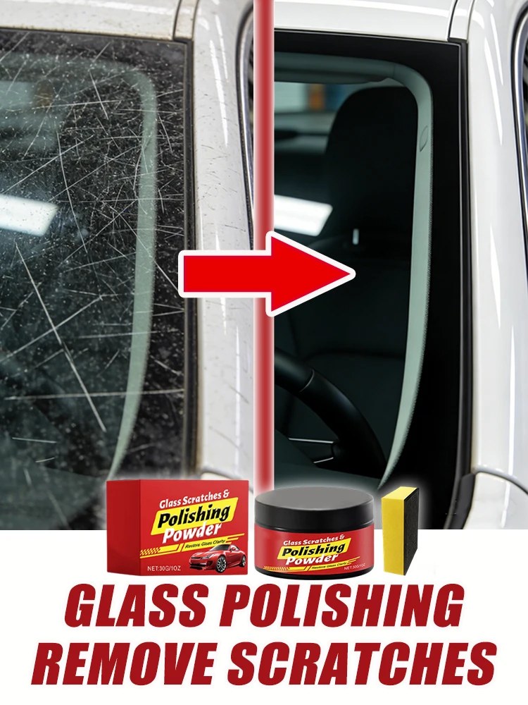 Glass Polishing Powder - Car Window Scratch Repair Kit