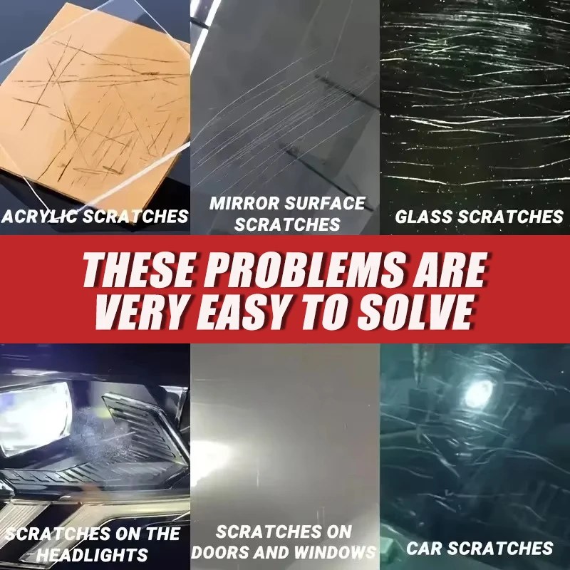 Glass Polishing Powder - Car Window Scratch Repair Kit