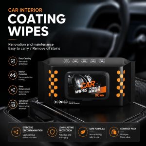Heavy-Duty Car Interior Cleaning Wipes - Stain Removal