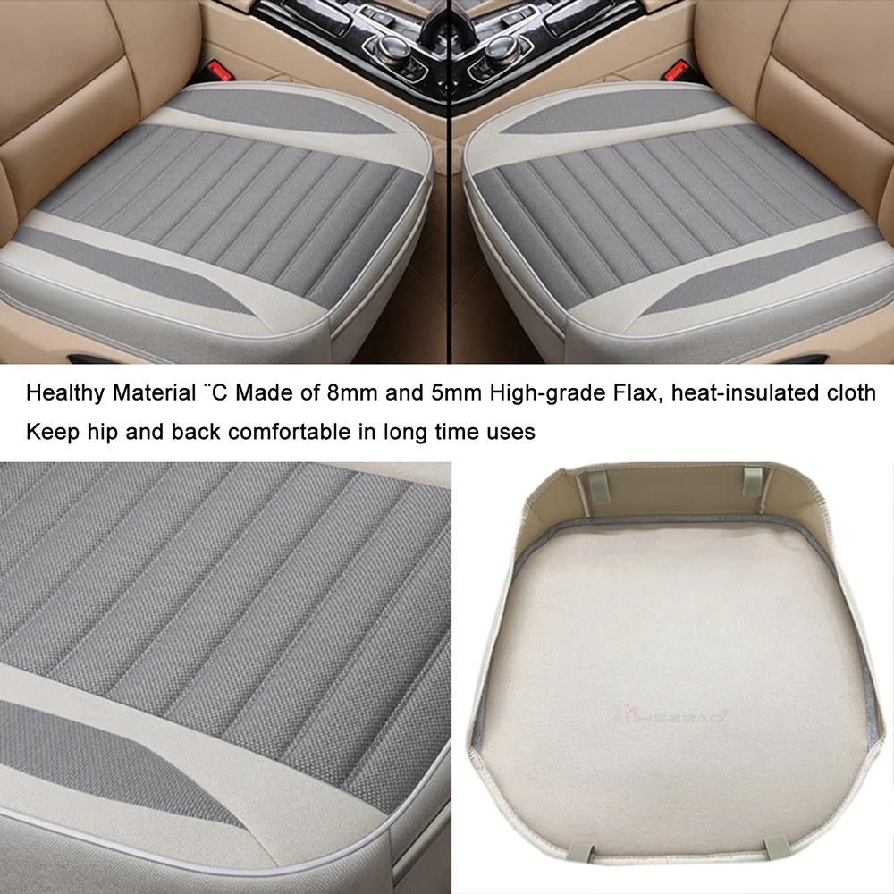 Luxury Flax Car Seat Cover Set - All Seasons