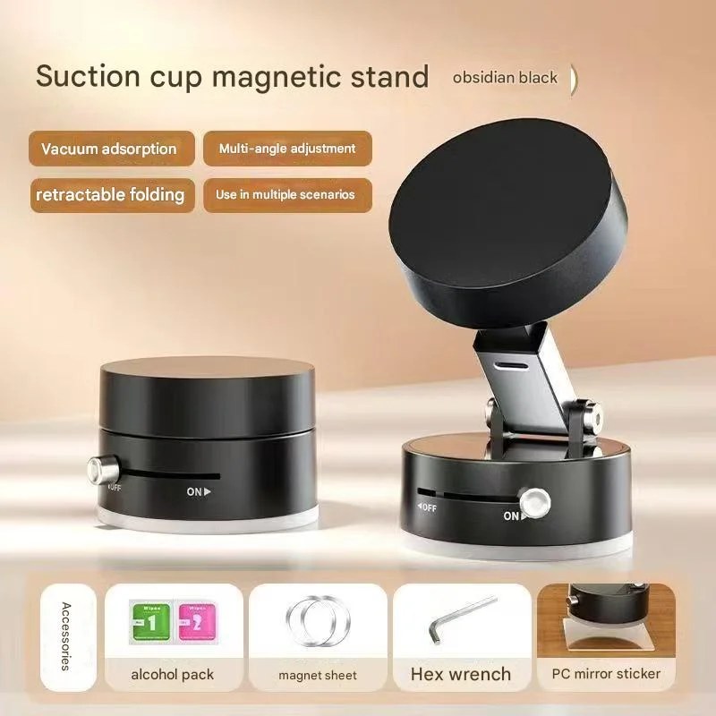 Magnetic Car Phone Holder - Suction Cup Mount