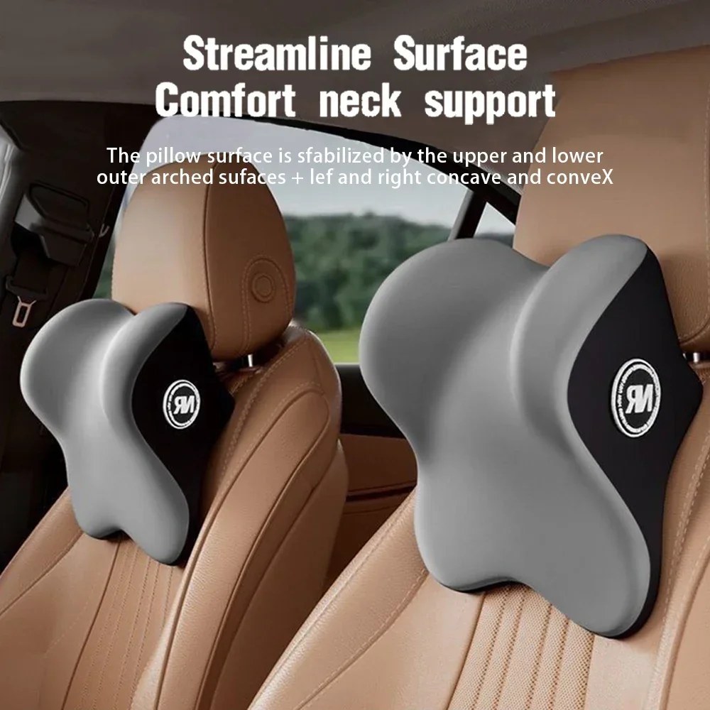 Memory Foam Lumbar and Neck Cushion Set