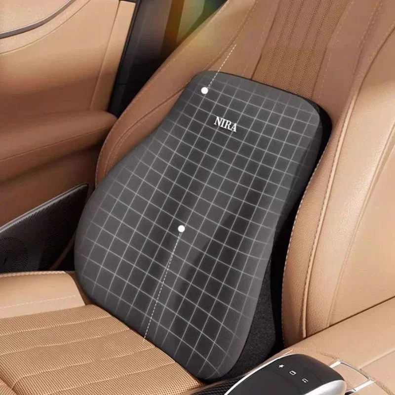 Memory Foam Lumbar and Neck Cushion Set