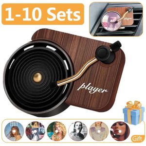 Retro Turntable Car Air Freshener Vent Clip Diffuser