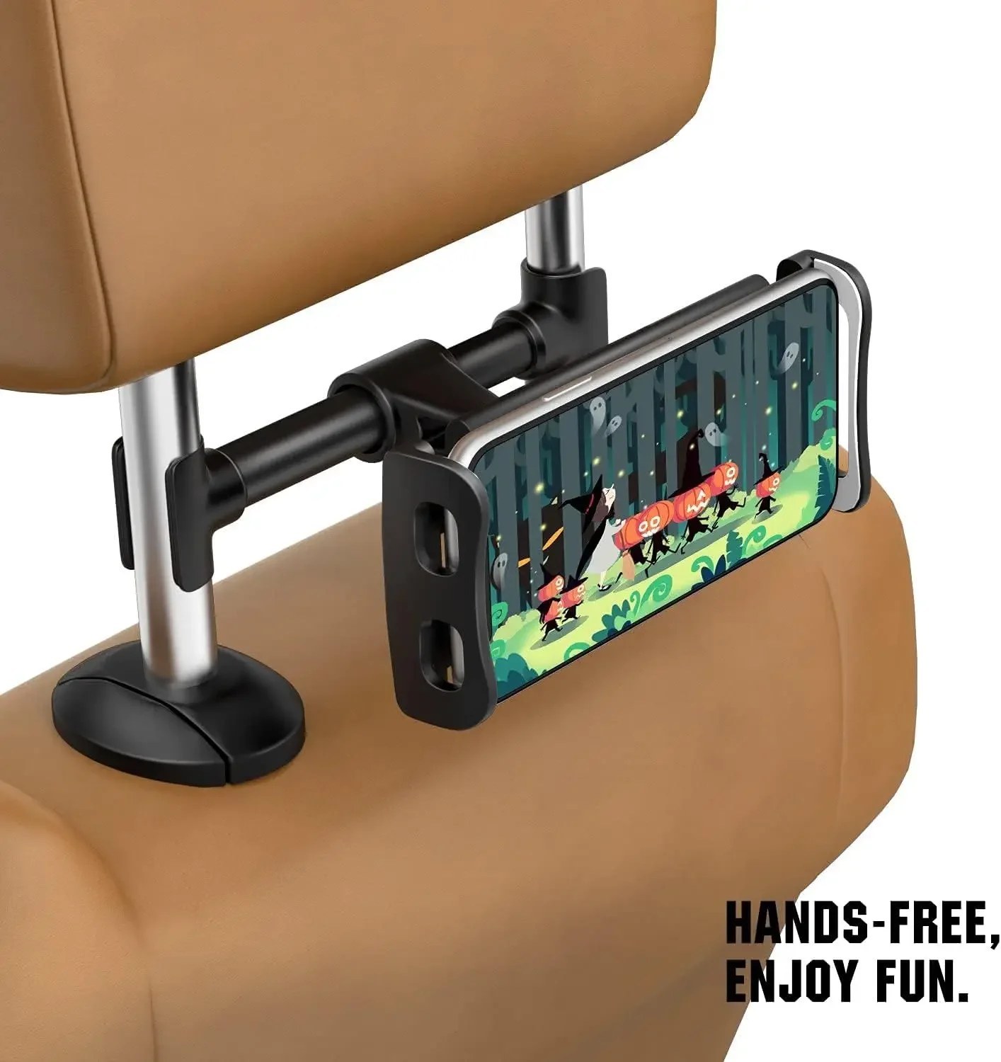 Tablet Headrest Mount - 360° Rear Seat Holder