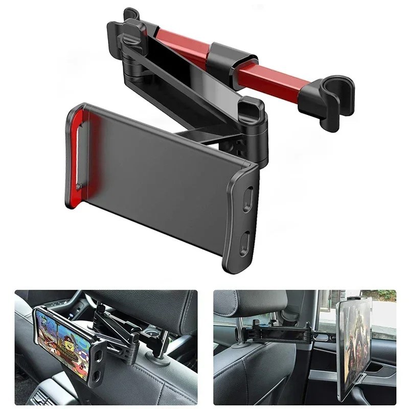 Tablet Headrest Mount - 360° Rear Seat Holder