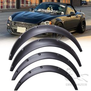 Universal Flexible Mudflaps - 4 Piece Extra Wide Set