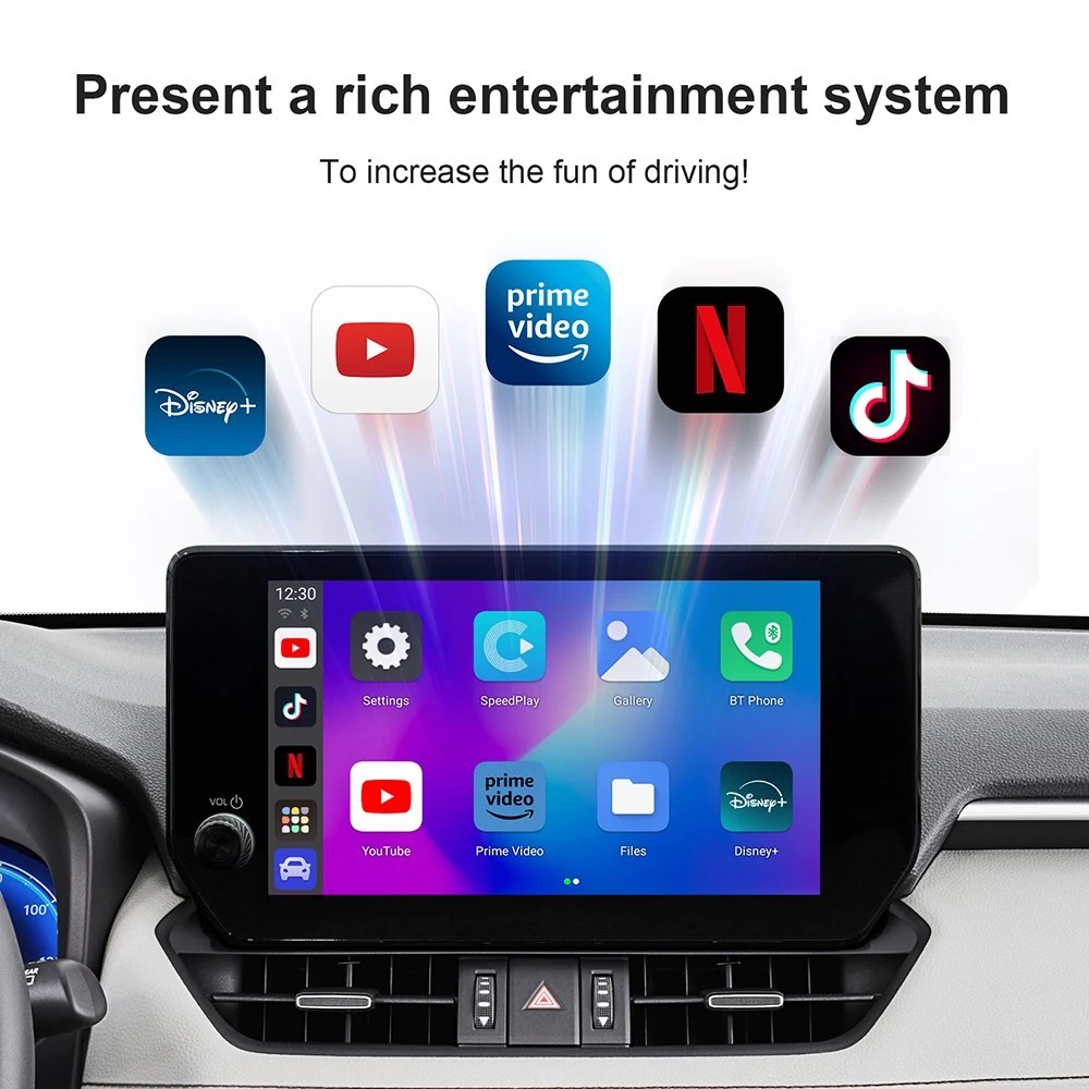 Wireless CarPlay and Android Auto Adapter - 3-in-1 Ai Box